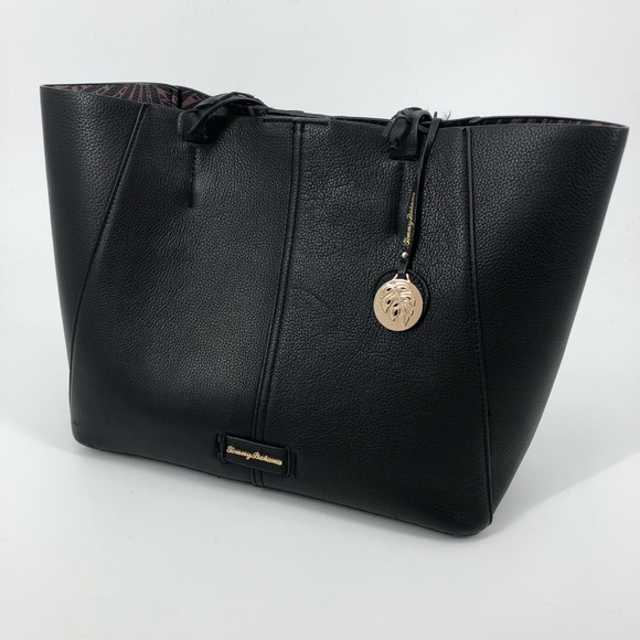 tommy bahama black tote